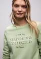 Sweatshirt mit Artwork 38 - Pale Mint Green