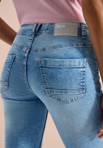 3/4 Slim Leg Jeans im Casual Fit 32/3/4 Hosen - Light Blue Washed