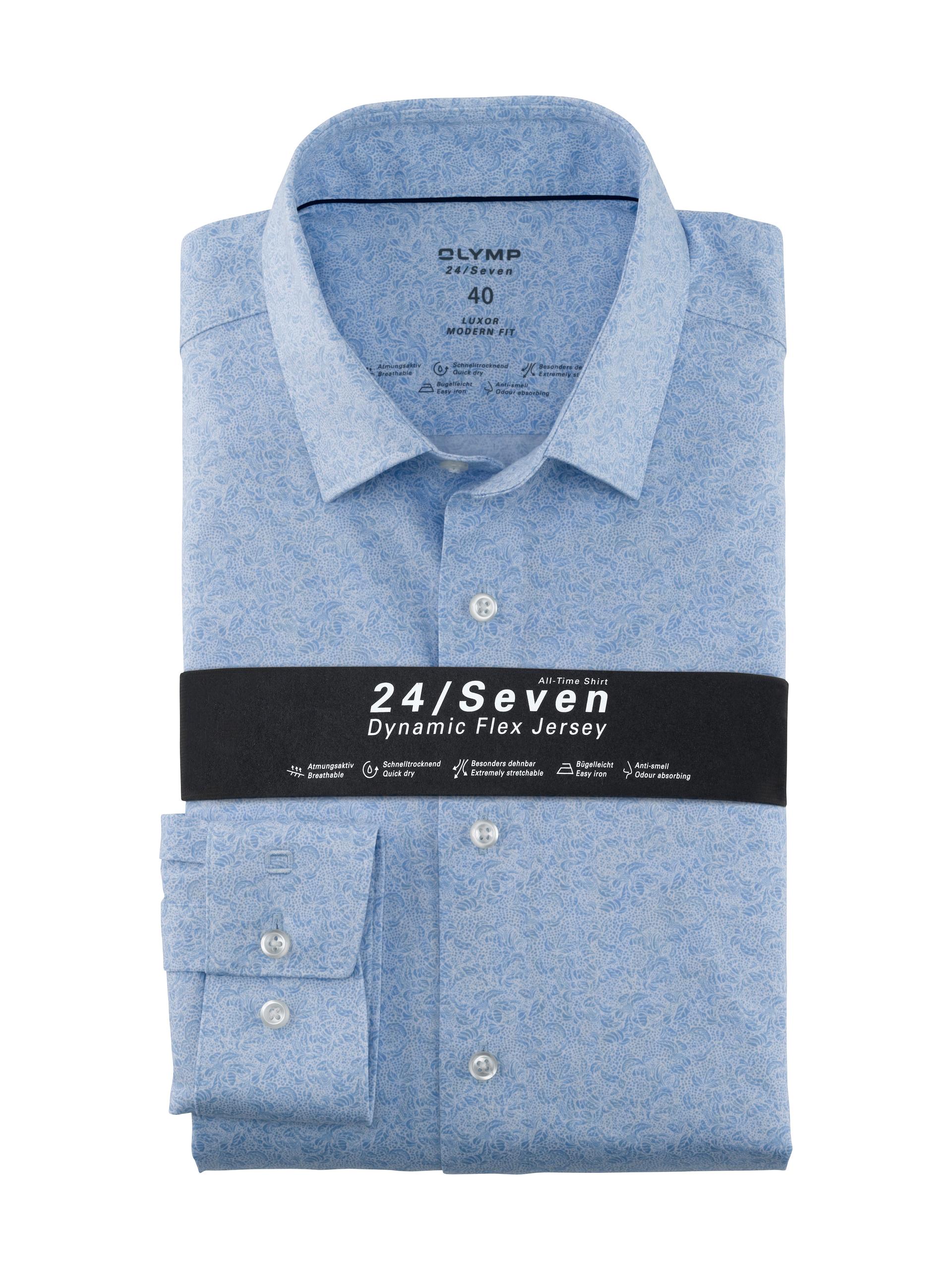OLYMP Luxor 24/Seven 44 modern fit - Bleu