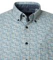 Freizeithemd XL Casual Fit - Aqua Bis Petrol