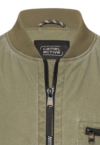 Blouson mit Bomberkragen aus Ribstop 50 Regular Fit - Deep Olive