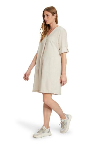 Casual-Kleid 44 Schwingend - Grau