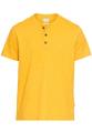 Kurzarm Henley aus Organic Cotton Gelb XXL