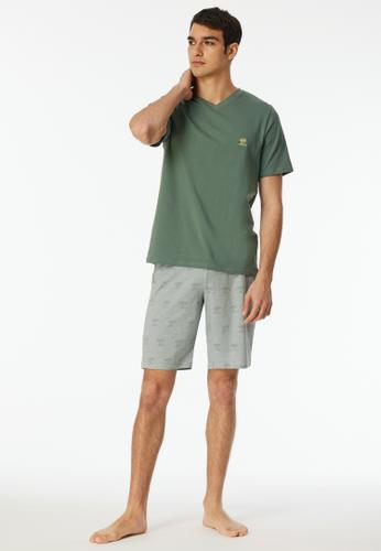 Schlafanzug kurz 52 - Khaki