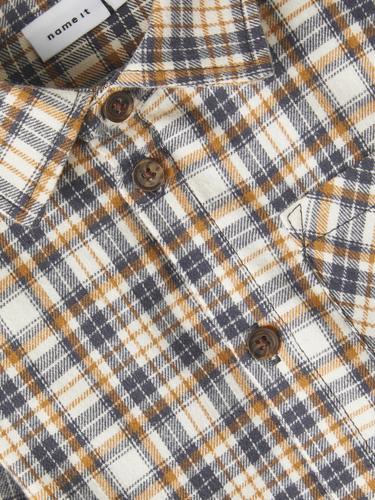NMMRESOREN LS SHIRT 104 Normal geschnitten - Buttercream