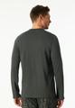 Langarmshirt Knopfleiste 48 - Dunkelgrün