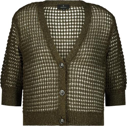 Strickjacke mit Ajour-Struktur