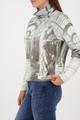 Rollkragen-Sweatshirt mit Gallery-Print