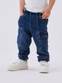 NMMBEN BAGGY R CARGO JEANS 9770-YT NOOS 98 Baggy Fit - Dark Blue Denim
