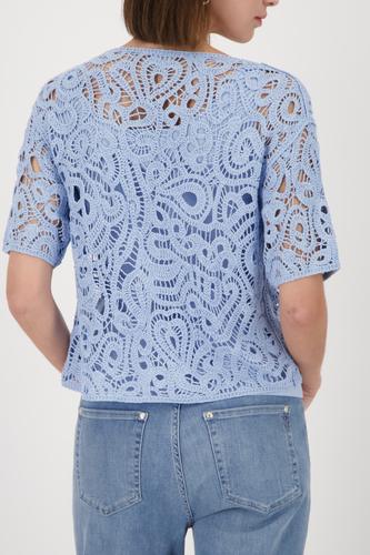 Strickpullover mit Cornelly-Muster 36 - Sea Side
