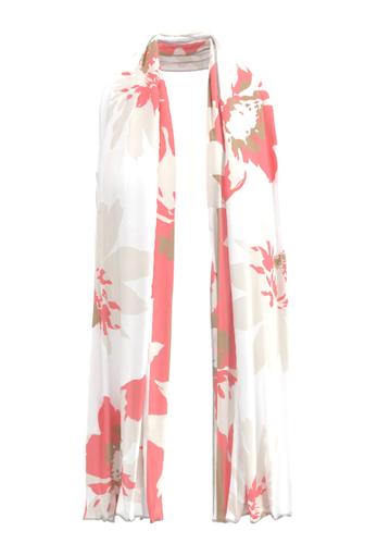 Accessoires SALTED TANGERINE mit floralem Dessin - Tangerine/affogato/ecru/cream