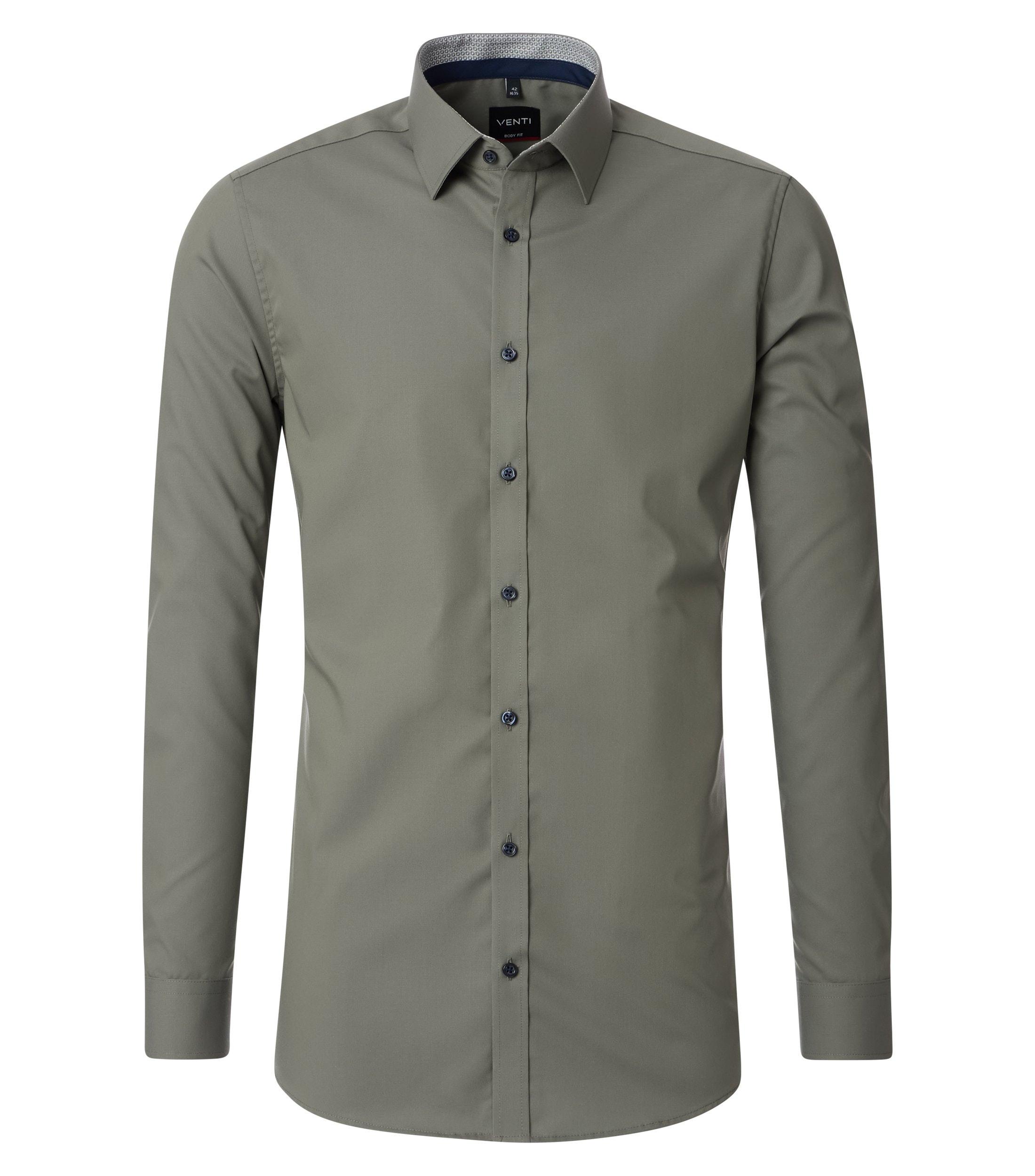 Businesshemd 42 Body Fit - Grün