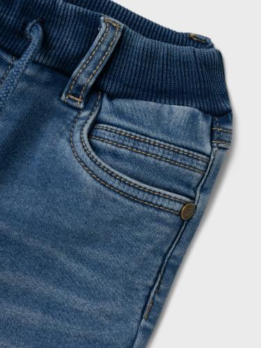 NMMBEN BAGGY R FLEECE JEANS 7330-AN O 92 Übergroß - Medium Blue Denim