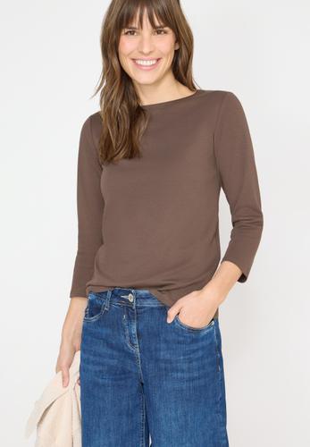 Basic Shirt in Unifarbe
