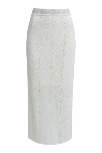 Crochet Skirt XS - Cream White
