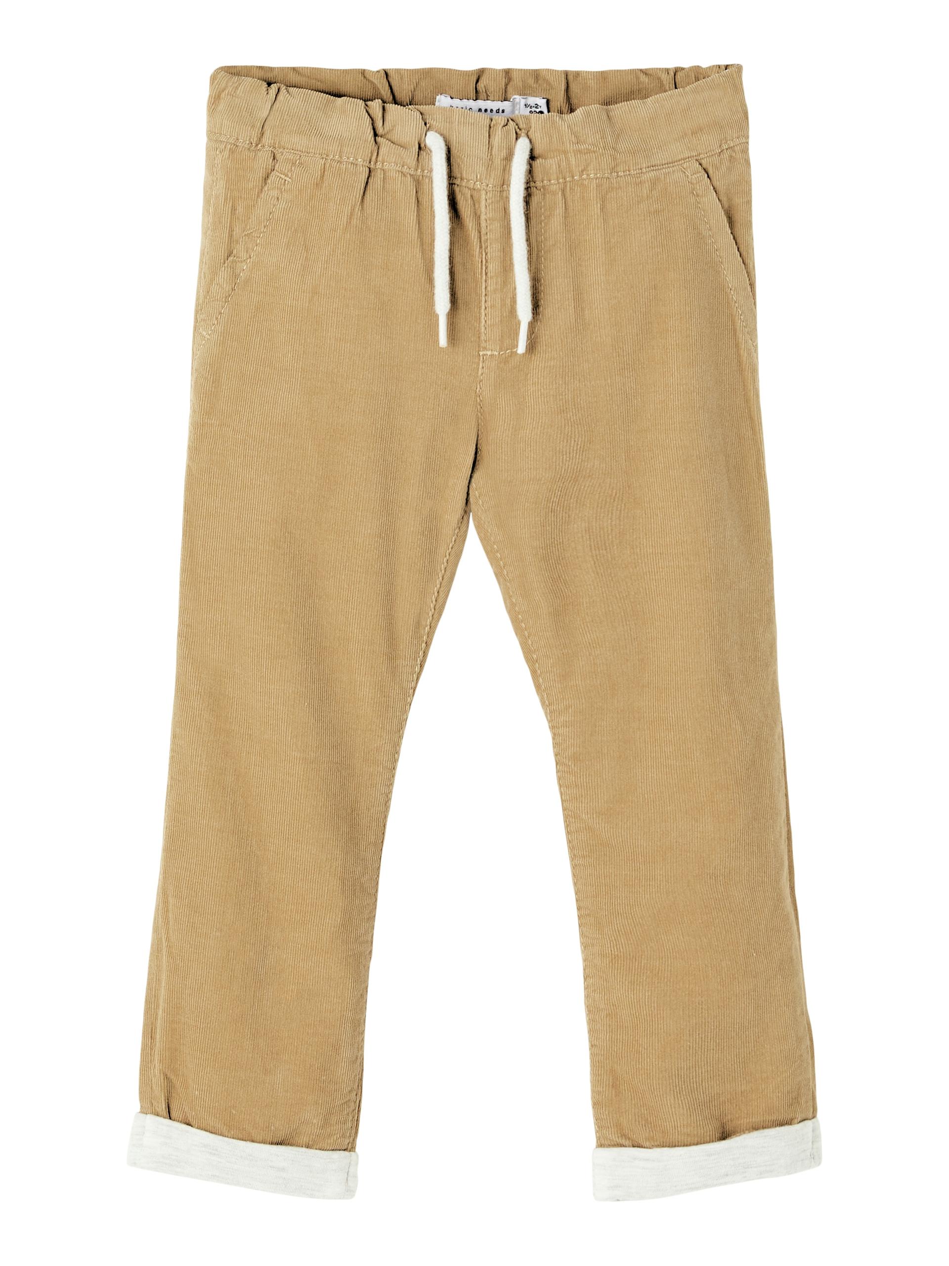 NMMBABU CORDTON PANT W/L NOOS 104 Baggy Fit - Kelp