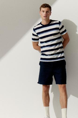 Rundhals T-Shirt 1/2 Arm XL - Cotton