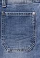 Straight Leg Jeans mit Saumdetail 31/28 - Mid Blue Washed